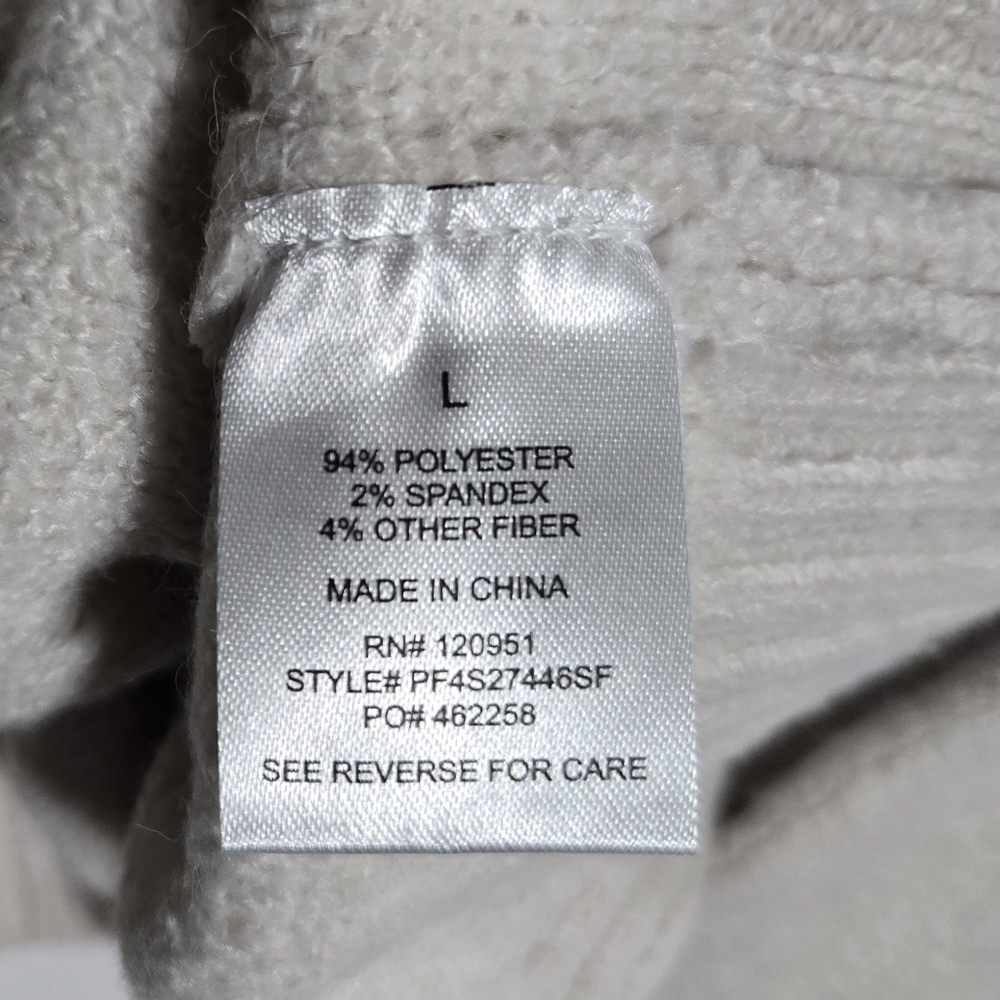 PINQUE, NEW BY Stitch Fix Women's Beige Floral Sweater.Sise L - Picture 4 of 7